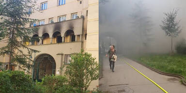 Gemeindebauwohnung in Wien-Favoriten komplett ausgebrannt