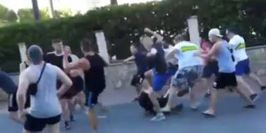 Hooligan-Straßenschlacht schockt Mallorca