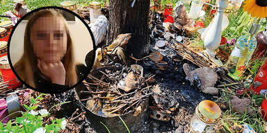 Fall Leonie: Feuer zerstörte Gedenkstätte