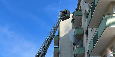 Zwei Verletzte bei Zimmerbrand in Wien