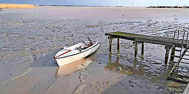 Neusiedler See nur mehr 40 cm tief