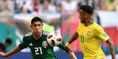 2:0 - Brasilien zaubert sich ins Viertelfinale