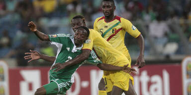 Nigeria gegen Burkina Faso um Afrika-Cup