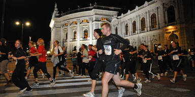 16.000 Teilnehmer bei  "Vienna Night Run"