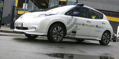 Selbstfahrender Nissan in London getestet