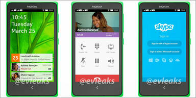 Foto zeigt Nokias Android-Smartphone