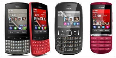 Nokia bringt vier neue "Asha"-Handys