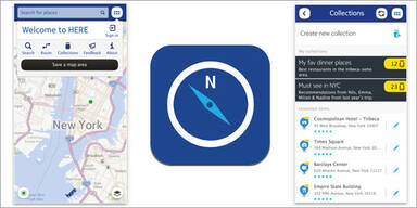 Nokia "Here Maps" für iPhone & iPad ist da