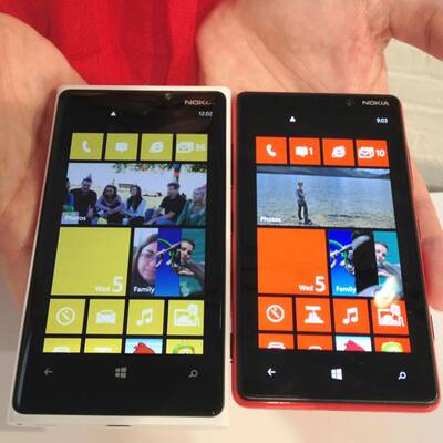 Fotos von der Lumia 920 und 820-Vorstellung