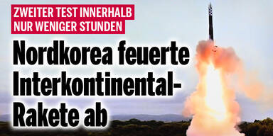 Nordkorea feuerte atomwaffenfähige Interkontinentalrakete ab