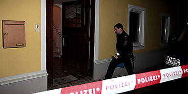 Polizei am Tatort in Pabing bei Nussdorf im Flachgau
