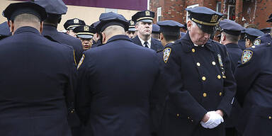 New York: Polizei- Eklat bei Trauerfeier