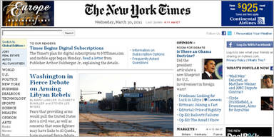 "New York Times"-Online kostenpflichtig