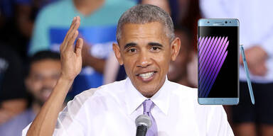 Obama spottet über Galaxy Note 7
