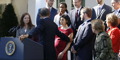 Hier rettet Obama eine Schwangere