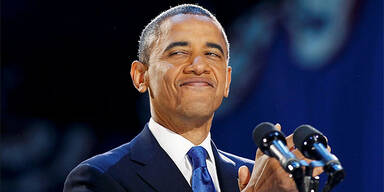 Barack Obama bei seiner Siegesrede