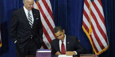 Obama unterzeichnete Rekord-Konjunkturpaket