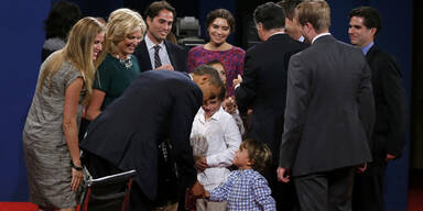 3. TV-Duell: Obama herzt Romneys Enkel