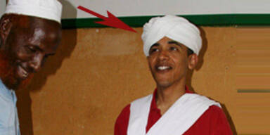 Obama-Foto in Somali-Tracht sorgt für Wirbel