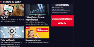 oe24.TV Werbung Sujet