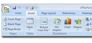 office 2007 ribbon