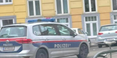 WEGA-Einsatz in Wien: Messer-Mann tritt gegen Tür
