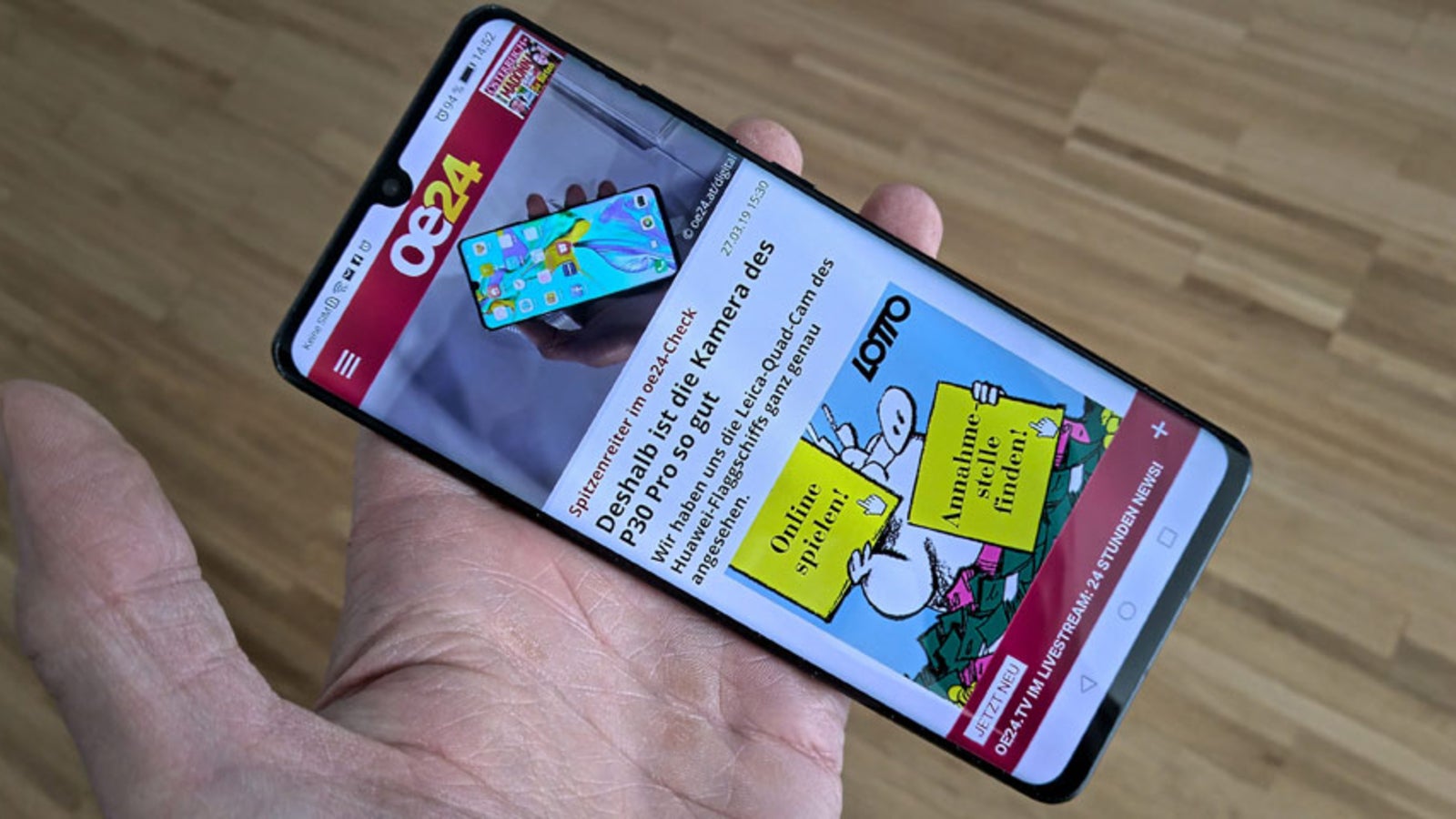 P30 Pro begeistert im Test mit Super-Zoom - oe24.at