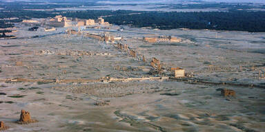 IS zerstört Weltkulturerbe-Statuen in Palmyra
