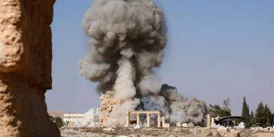 Hier sprengen IS-Barbaren Palmyra-Tempel