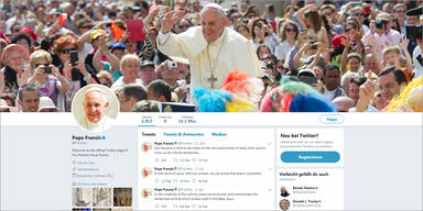 Papst folgen jetzt 44 Mio. Twitter-User