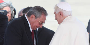 Papst in Kuba eingetroffen