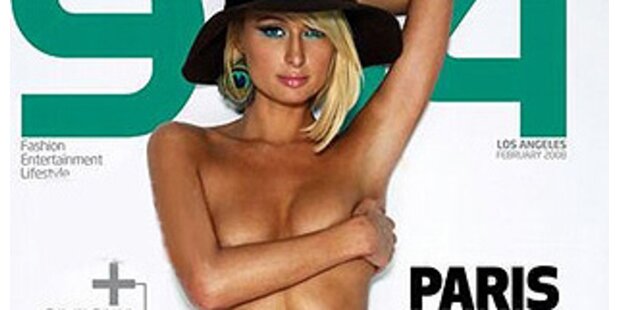 Paris Hilton nackt mit Calvin Klein