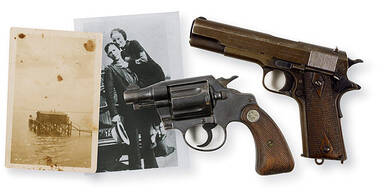 Waffen von Bonnie Parker und Clyde Barrow