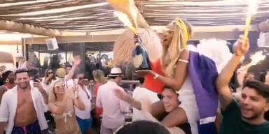 Wilde Corona-Party der Reichen in St.Tropez
