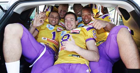 Vienna Vikings testen den Hyundai ix35