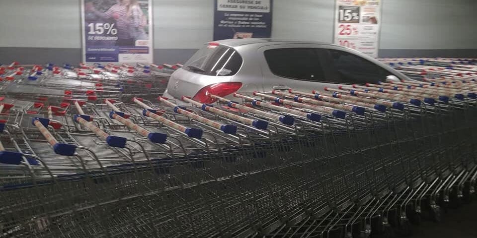 Geniale Aktion gegen Falschparker