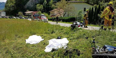 Zwei österreichische Biker crashen in Slowenien – beide tot