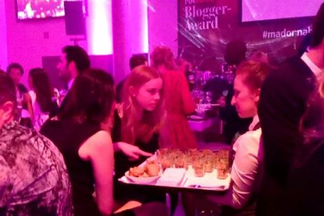 Auf dem Purple Carpet des MADONNA Blogger-Award