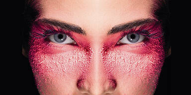 Pink Make up Schminke Augen Lippen