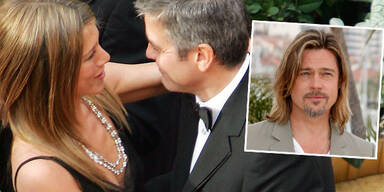 George Clooney, Brad Pitt, Jennifer Aniston