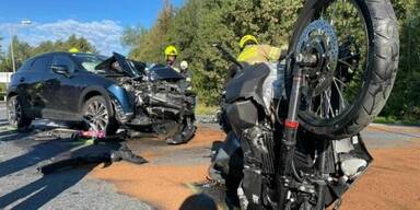 Motorradfahrer stirbt bei Crash mit PKW