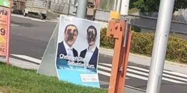 Immer mehr Angriffe auf ÖVP-Plakate