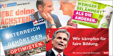 Polit-Plakate  im Wahl-Check