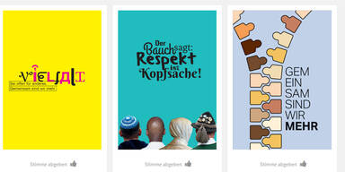 Neue Plakate gegen Rassismus