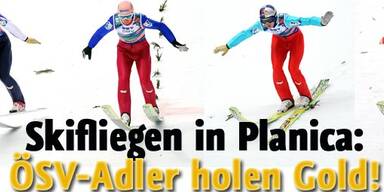 ÖSV-Adler holen Gold in Planica