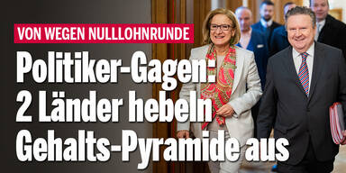 Politiker-Gagen: 2 Länder hebeln Gehalts-Pyramide aus