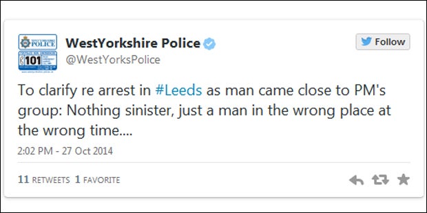 Statement zu Cameron-Attacke
