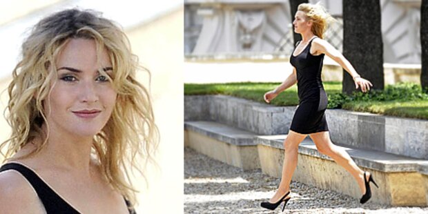 Hot: Kate Winslet im Minikleid