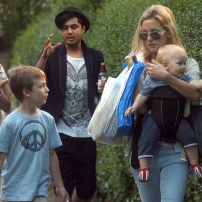 Kate Hudson: Shoppingtour mit ihren Söhnen