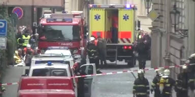 Prag: Explosion in der Innenstadt